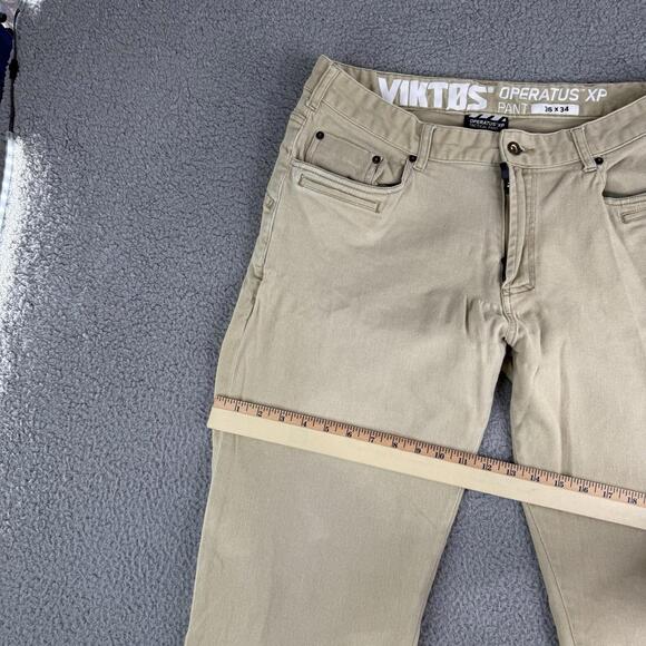 Viktos Operatus XP Tactical Khaki Denim Pants Men's 36x34 Military Stretch Jeans - Picture 10 of 14